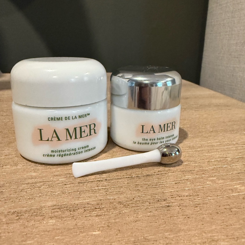 La Mer Empty Jars - moisturizing cream and eye balm